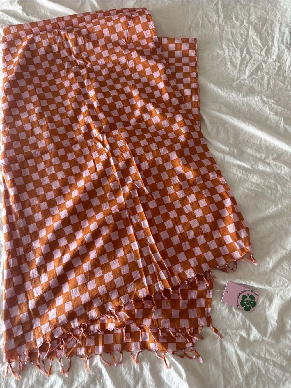 NWT Emma Mulholland on Holiday - Checkerboard Women's Sarong/Beach Cover-Up